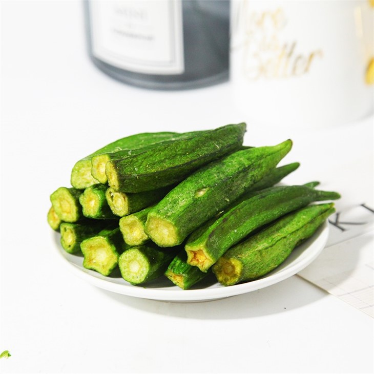 Crunchy Okra Chips
